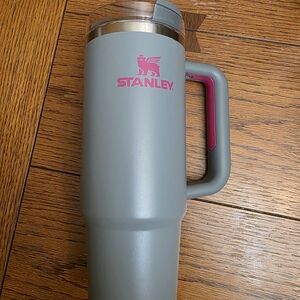 Stanley Gray and Pink Travel Mug